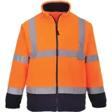 PORTWEST Fleecejacke Orange/Marine S
