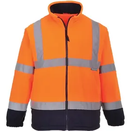PORTWEST Fleecejacke Orange/Marine S