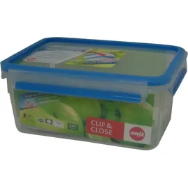Emsa Frischhaltedose CLIP & CLOSE 9,9 cm hoch transparent 2,2 l,