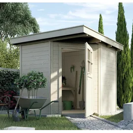 Weka Gartenhaus 229 2,09 x 2,05 m natur