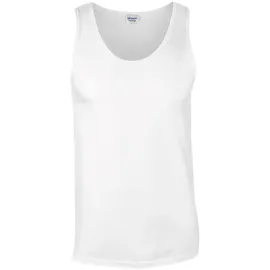 Gildan Herren Softstyle Tank Top \64200\" white M"