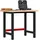 vidaXL Werkbank 100x60x83 cm Massivholz Buche Rechteckig