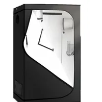 GROWSTERS Growzelt 80x80x160cm,Indoor Grow Tent Reflektierendes Mylar für Hydrokultur, Anbausystem, herausnehmbarer Boden, Homegrowing, Zuchtschrank, Mini-Gewächshaus