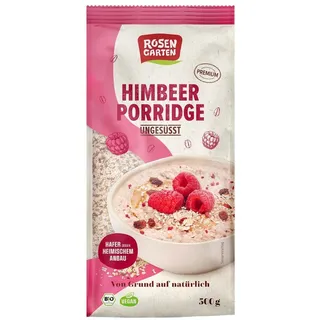 Rosengarten Himbeer-Porridge ungesüßt bio