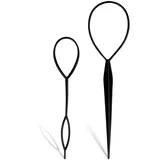 2 Schlaufen, einfache Anwendung, Haaraccessoire, für Zopf / Pferdeschwanz, Styling-Zubehör