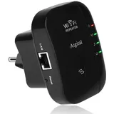 300 Mbit/s WLAN Verstärker Repeater, WiFi Extender Booster mit LAN Port und WPS,Mini Internet Verstaerker kompatibel zu Allen WLAN Geräten