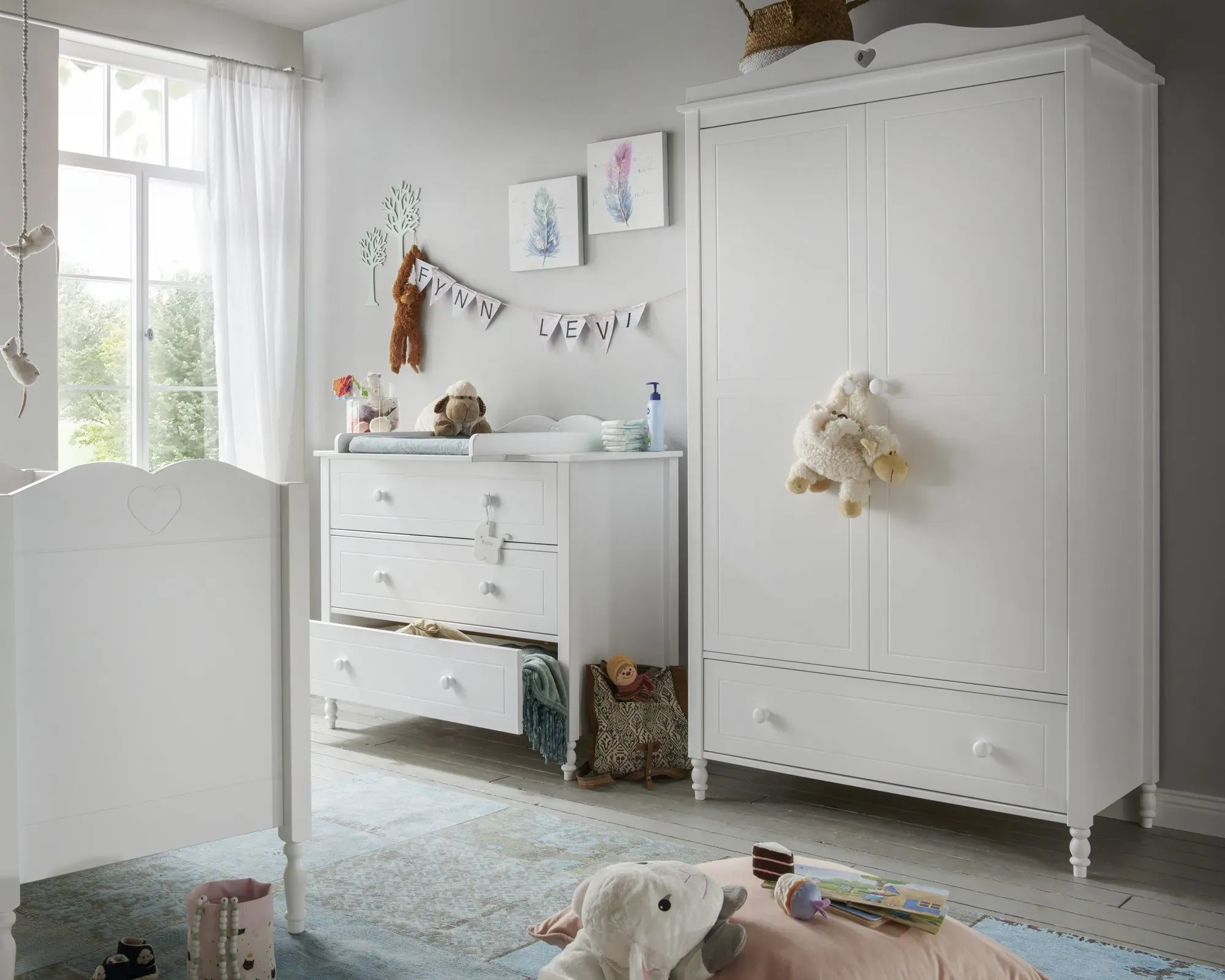 INFANSKIDS »Emma« Kinderzimmer Kleiderschrank  – erhältlich in 2 Ausführungen