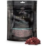 NATURAL SNACKIES Premium Snacks Snackies Hundesnack Herzhafte Pferdefleischwürfel 170g