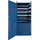 OEM Schrank m.Tür LOGS 145 H1550xB540xT390mm 8 Schubl.5 Fbd.blau RAL LOGS