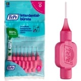 TePe Interdentalbürsten Pink 0,4 mm - Für eine einfache und gründliche Reinigung der Zahnzwischenräume / 1 x 8 Stück