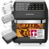 GOURMETmaxx Heißluft-Ofen Digital 12l schwarz