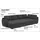 Cotta Wohnlandschaft Polyester U-Form 3-Sitzer Braun