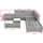 vidaXL Garten-Lounge-Set grau 42737