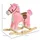 Homcom Kinder, Rosa, Holz, massiv, 32.5x61x65 cm unisex, Spielzeug Kinderspielzeug, Sonstiges Spielzeug