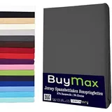 Buymax Spannbettlaken 60x120 70x140 80x200 90x200 100x200 120x200 140x200 160x200 180x200 200x200 Baumwolle Bettlaken Jersey