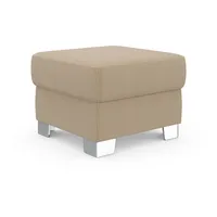 DOMO collection Hocker »Anzio«, wahlweise mit Federkern braun