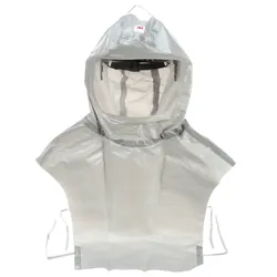3M Versaflo Premuim-Leichthaube S855 Starterpaket inkl. Kopfhalterung und textilem Kragen. Chemisch beständig, Material: Zytron 200