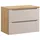 Badplaats Waschbeckenunterschrank Ocean 2 Schubladen 80 x 59 cm Beige