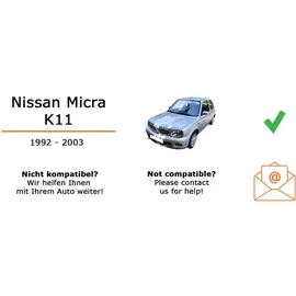 JUST SOUND best choice for caraudio Autoradio Einbaupaket Pioneer MVH-S320BT passend für Nissan Micra K11 | Bluetooth USB