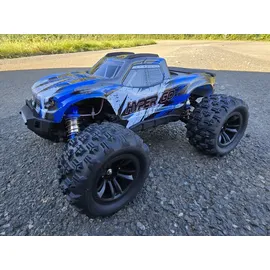 AMEWI RC-Auto Hyper GO Monstertruck brushed 4WD mit GPS 1:16 RTR blau