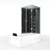 AcquaVapore Dusche Wanne Kombination K05-L32 180x90 cm ohne 2k Scheiben Versiegelung