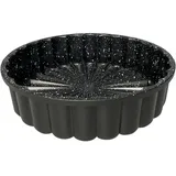 Cheffinger Backform Küchenform Marmor Alu Guss Anti Haft Ø22cm schwarz