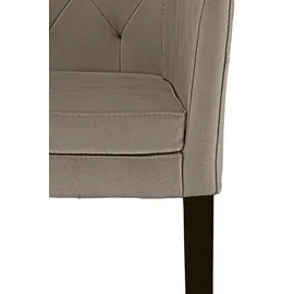 Home Affaire Armlehnstuhl Colorado Polyester grau