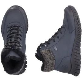 Rieker "Rieker Stiefelette Lederimitat", Damen, blau, 38 EU / Blau - 38