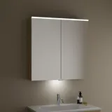 Burgbad Eqio 80 cm Waschtischbeleuchtung eiche cashmere dekor