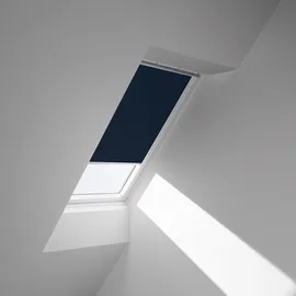 VELUX Verdunkelungsrollo DKL F06 1100 uni dunkelblau/weiß