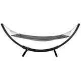 VCM ebuy24 Tripoli Hängematte Garten Grau Schwarz