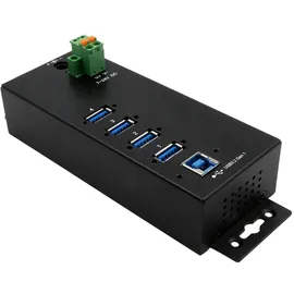Exsys USB 3.2 Gen 1 Hub extern managed inkl.Kabel