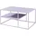 [en.casa] Couchtisch Solund Lila Metall 90 x 45 x 60 cm