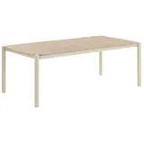 VCM Gartentisch Bella 200 x 100 x 74 cm Sandfarben