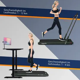 Goplus Klappbares Laufband Weiß