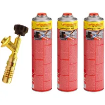 Rothenberger Industrial Hot Pack Brenner inkl. 3x Industrial Multigas 300 600 ml - 1500004611