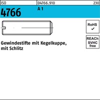 Industrial Quality Supplies ISO 4766 Gewindestifte mit Kegelkuppe &
