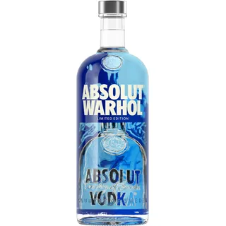 Absolut Vodka Original Andy Warhol Limited Edition Design 2024, Premium Wodka, ideal für Cocktails & Longdrinks, Sammlerstück, 40% Vol., 1 x 1 Liter