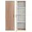 Procontour Schrank Clara 50 x 167 x 52 cm Braun