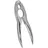 Metaltex Krokki Nussknacker Aluminium verchromt 15 cm