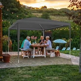Tectake tectake® Pavillon Kara 3x3 m,
