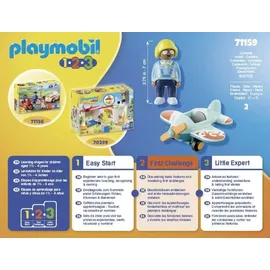 Playmobil 1.2.3 Flugzeug 71159