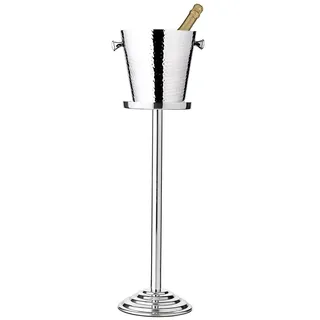 Edzard Sektkühler Valencia, (Höhe 83 cm, Ø 23 cm) inkl. Ständer, Edelstahl, hochglanzpoliert