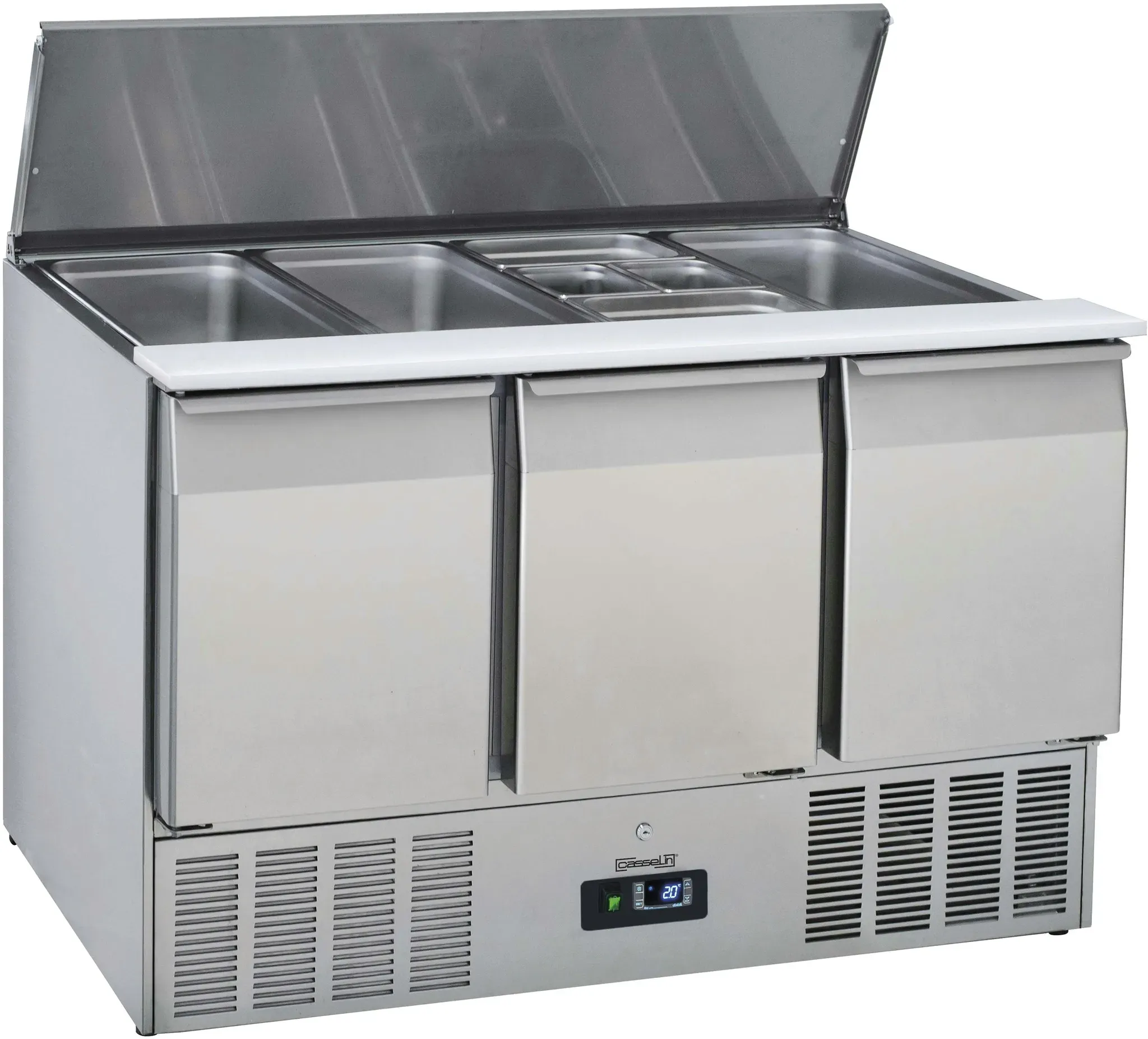 Saladette für Vorbereitung 3 Türen CSAP3P Casselin