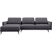 hülsta sofa Ecksofa hs.414 schwarz 280 cm x 91 cm x 172 cm