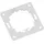 ELDAT RTS22-ACC-01-01P Montageplatte weiß für Wandtaster RTS22/23/25