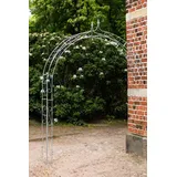 KUHEIGA Wandrosenbogen Metall/Wand - Rosenbogen 10mm Massiveisen! Breite 180cm Rost