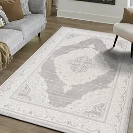 Sanat Teppich Harmony hellgrau B/L: ca. 160x220 cm - Hellgrau
