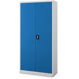 Jan Nowak C001 Aktenschrank 90 x 40 x 185 cm Grau/Blau