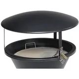 Proregal Dach für klassischen Standascher HxBxT 23x44x44cm | Stahlblech Grau